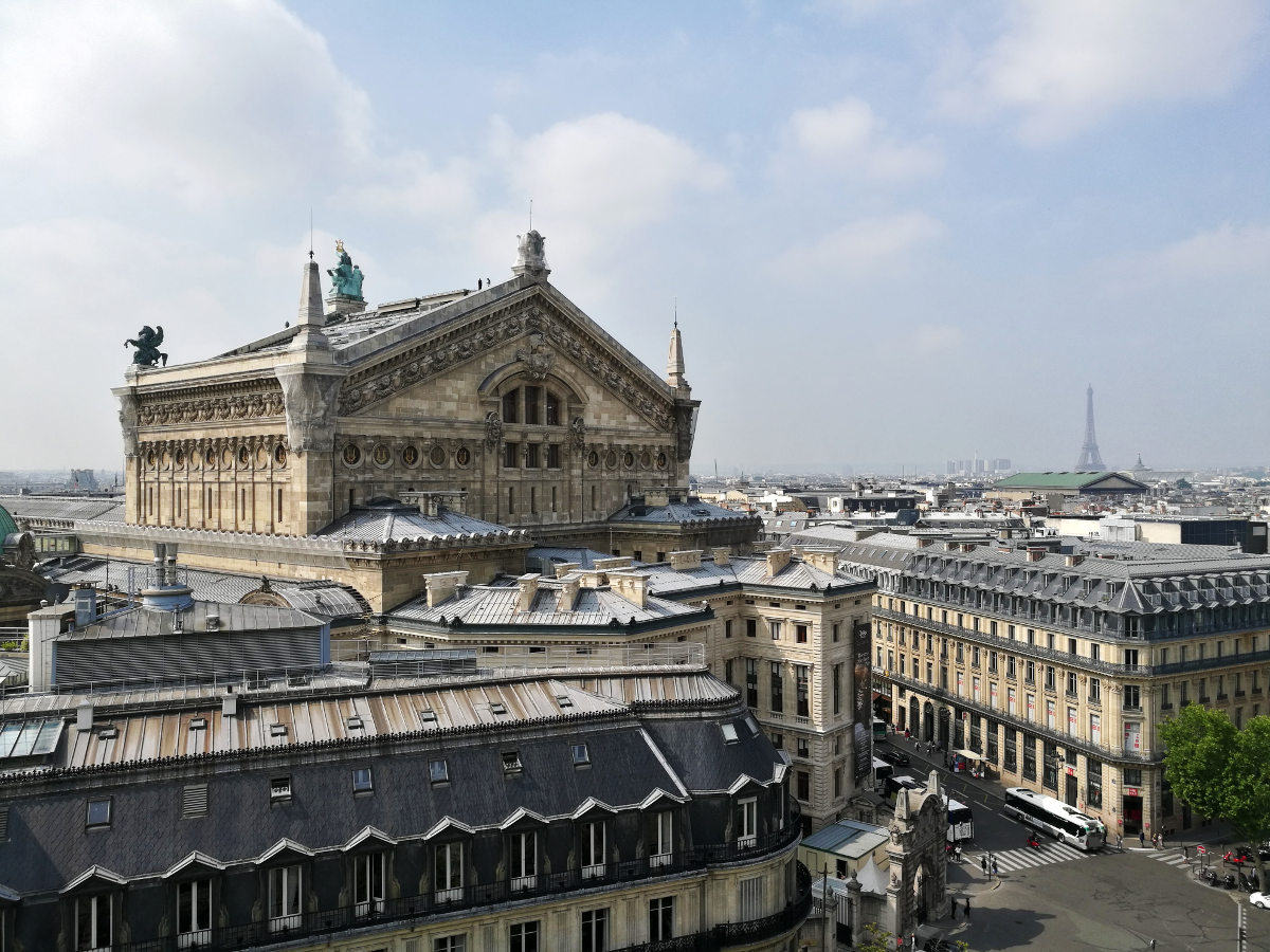 View from roof of Galerie Lafayette